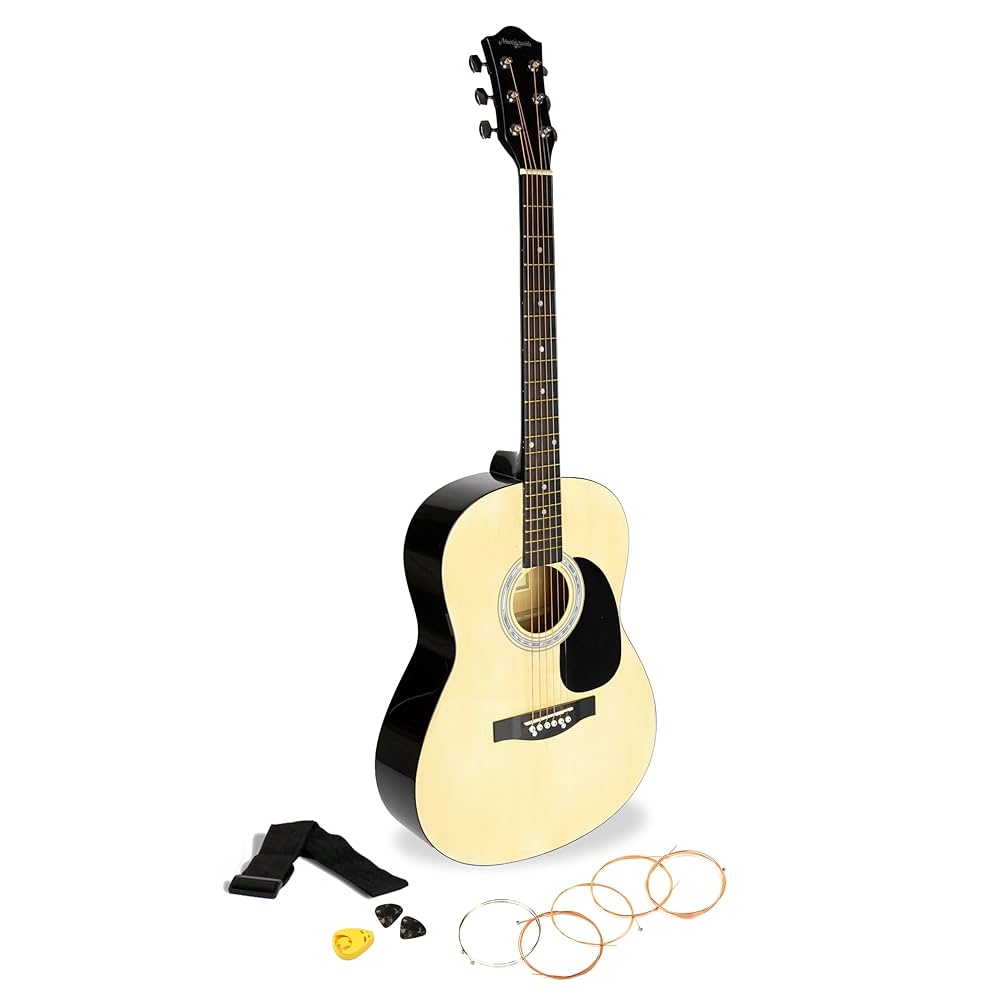 Martin Smith Acoustic Guitar with Guitar Strings, Guitar