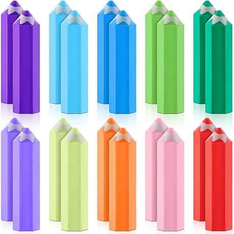 Henoyso Pencil Shaped Erasers for Kids