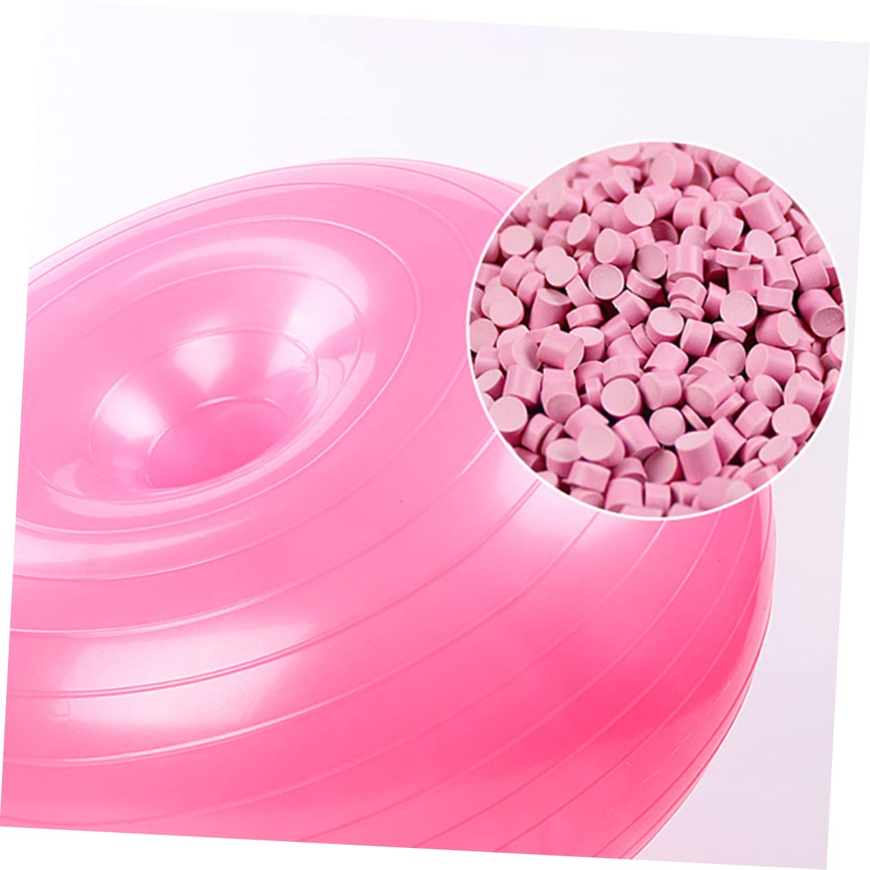 BESPORTBLE Fitnessball Ballon Übungspumpe Yoga-Ball o Ball Gymnastikbälle zum Trainieren aufblasbare Matratze Hantel PVC-Kugel Balance-Ball Yoga-Hilfsball explosionsgeschützte Kugel Violett