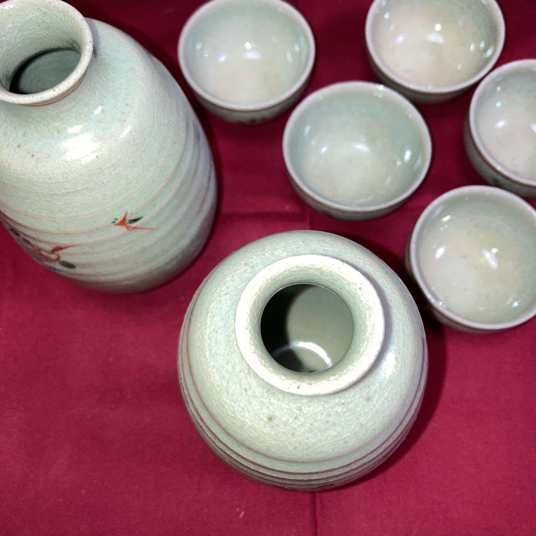 Amazon.co.jp: 飛騨高山 渋草焼 酒器揃 徳利2盃5 : ホーム＆キッチン