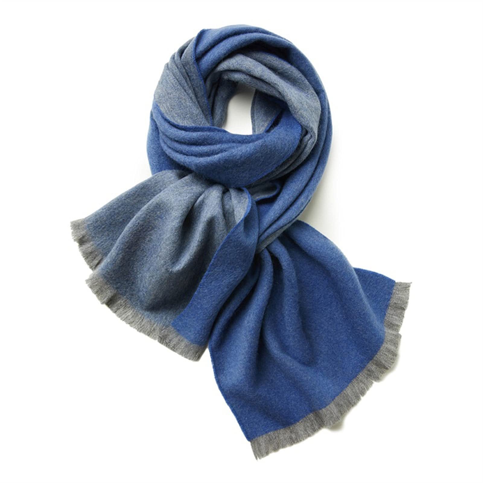 Sciarpa invernale in cashmere caldo e spesso, lunga, da donna e da uomo, 32 * 180 cm