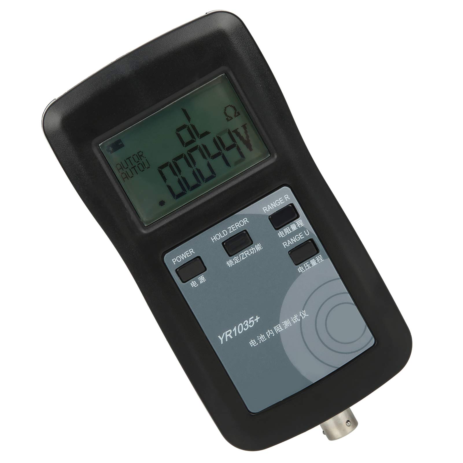 Gonetre Probador de Resistencia Interna de Batería de Litio, YR1035 4 Hilos 1kHz CA 20mΩ-200Ω