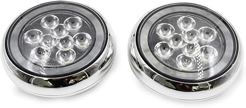 Miniatura 7 de Mini LED cromado Halo Rally DRL luz diurna para 1 Gen Mini Cooper R50 R52 R53 2001-2006