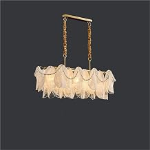 Light Luxury Led Golden Round Cloudy Glass Chandelier Light, Living Room Decorative Lighting Ceiling Light Fixtures,Modern Chandelier