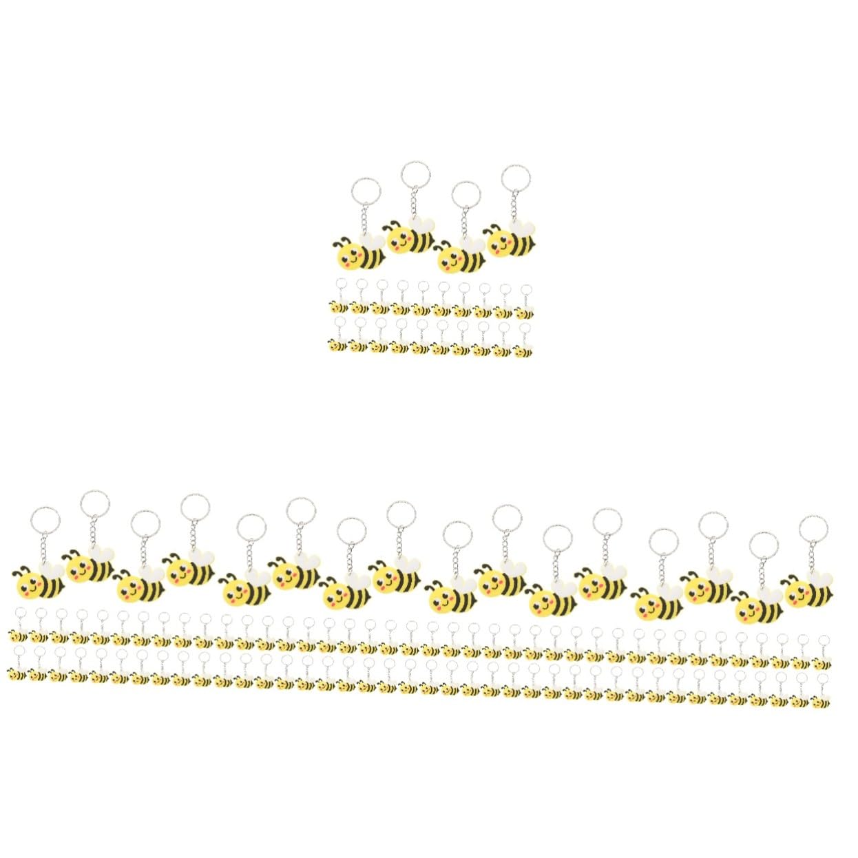 Homoyoyo 120 Piezas Llavero Colgante de Dibujos Animados Diseño Creativo Colgante para Bolsas Hecho Metal Resistente Decoración Novedosa y Regalo Práctico