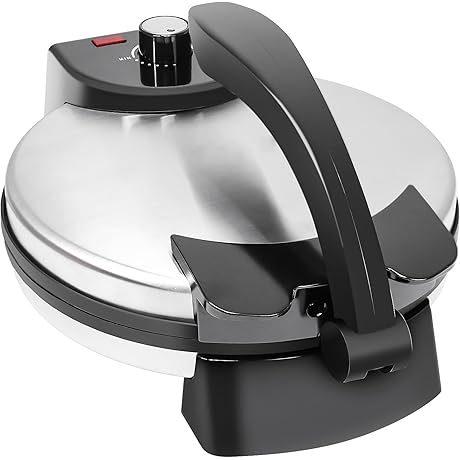 Easy Roti Maker 10 Inch Curved Ceramic Electric Tortilla Press