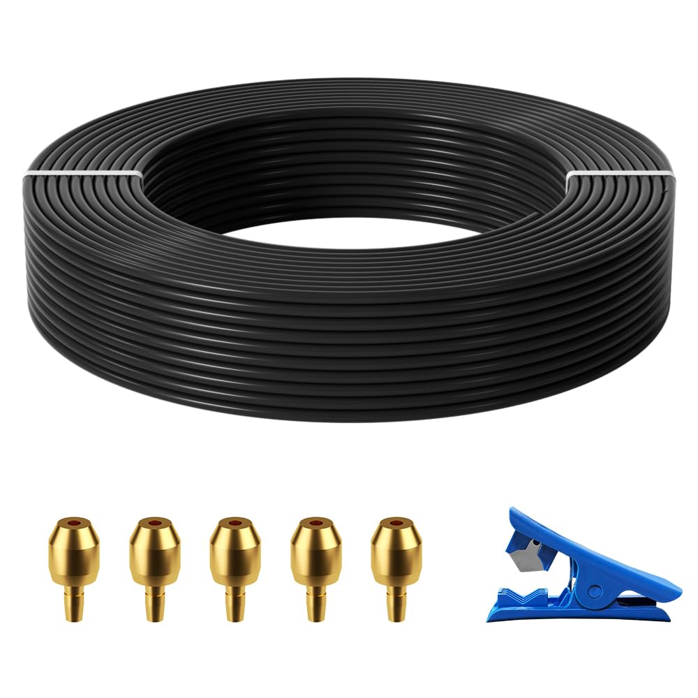 5 Meters Bike Hydraulic Brake Hose Kit for 5.5mm Outer Diameter Bicycle Disc Brake Cable Housing - Compatible with Shimano, Avid, SRAM, Magura Systems - High-Performance Cycling Brake Hose