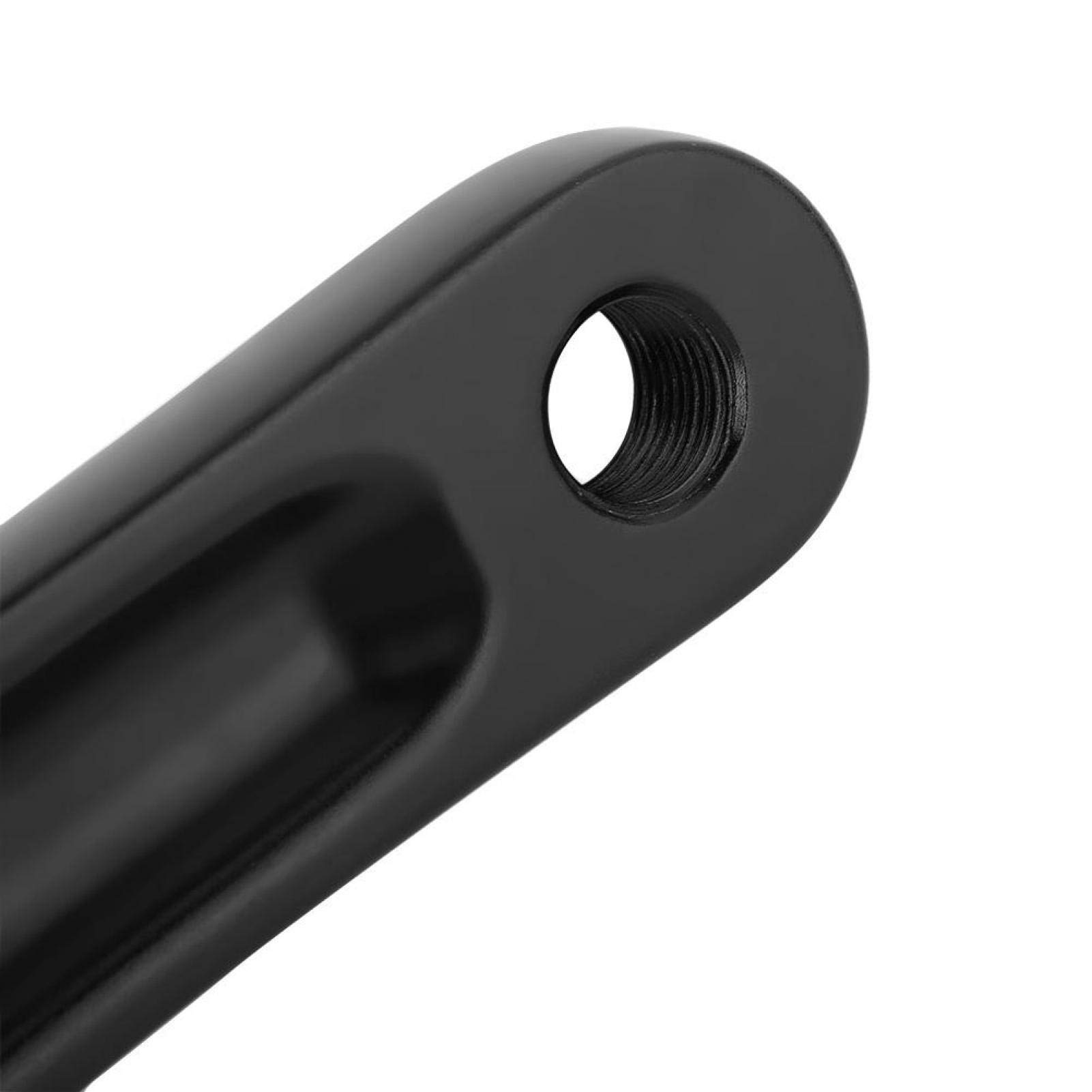 170mm Manovella da Braccio in Lega di Alluminio Pedivella Sinistra Set di Manovella per Bici da Strada(Foro Quadrato Nero)