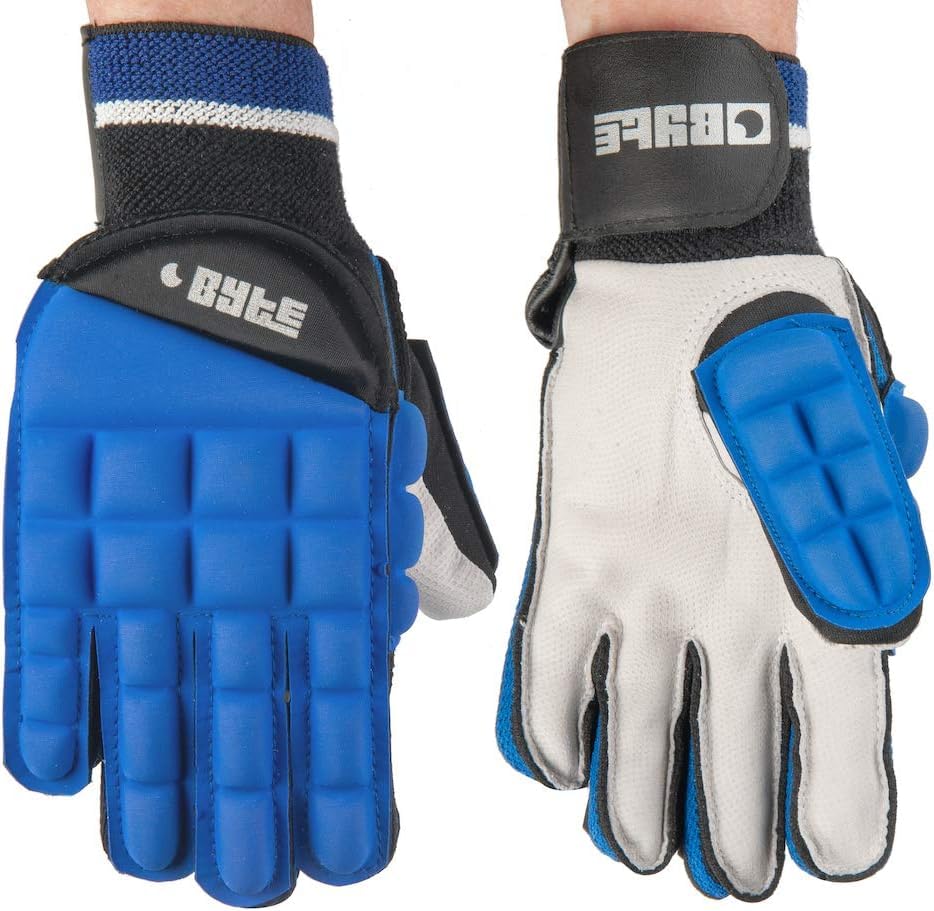 BYTE INTERNATIONAL PAIR OF HOCKEY GLOVES BLUE (MEDIUM) — image 1