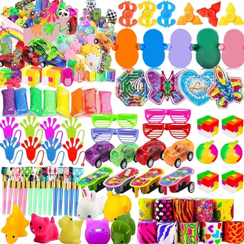 81 Juguetes de Fiesta a Granel, Relleno Piñatas de Cumpleaños Infantil Relleno Piñatas Juguetes de Fiesta a Granel para Cumpleaños, Premio a Salón de Clases para Niñas Niños Carnavales