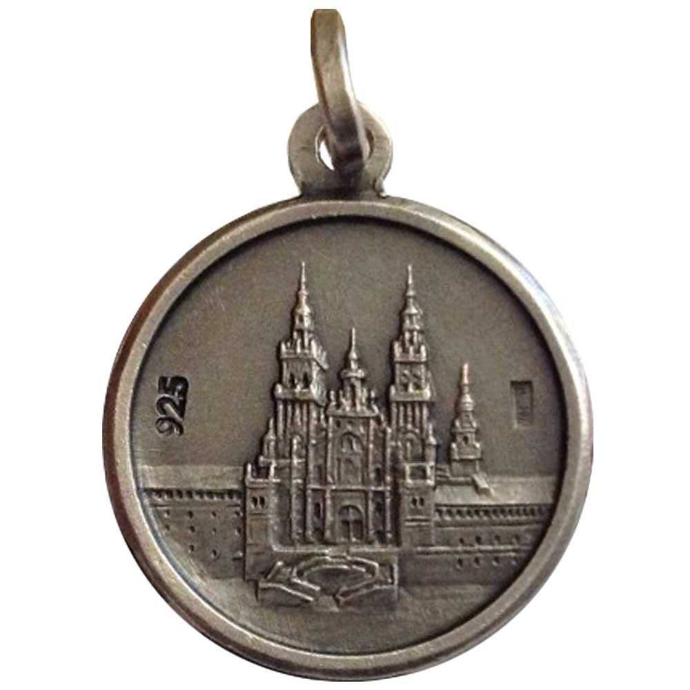 I G J Médaille Saint Jacques de Compostelle En Argent Massif 925