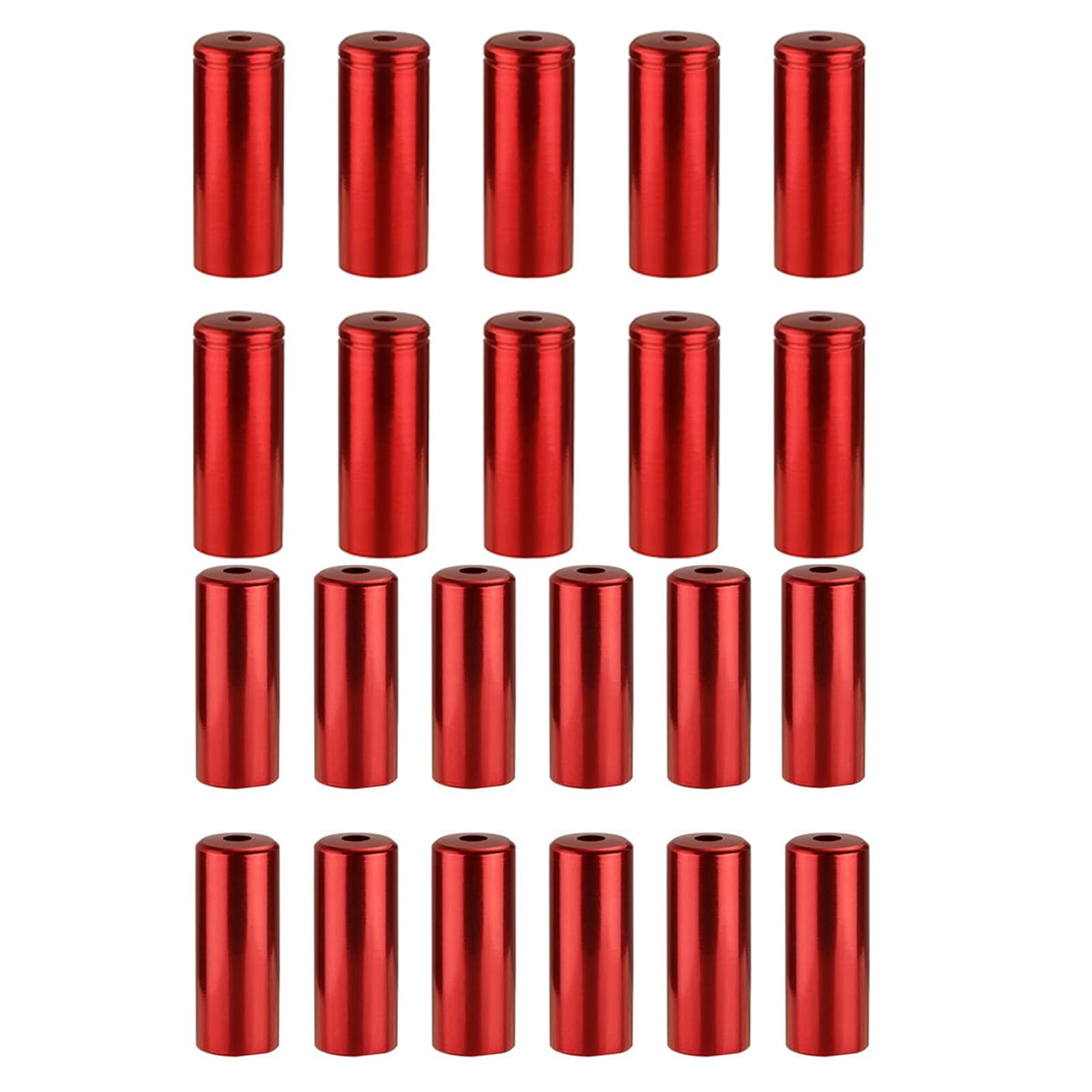 Hdoytxxm Red Bicycles Shifts Cable End Caps Bikes Shifts Wire Bikes Brake Housing Ferrules Cycling Brake Line Ferrules