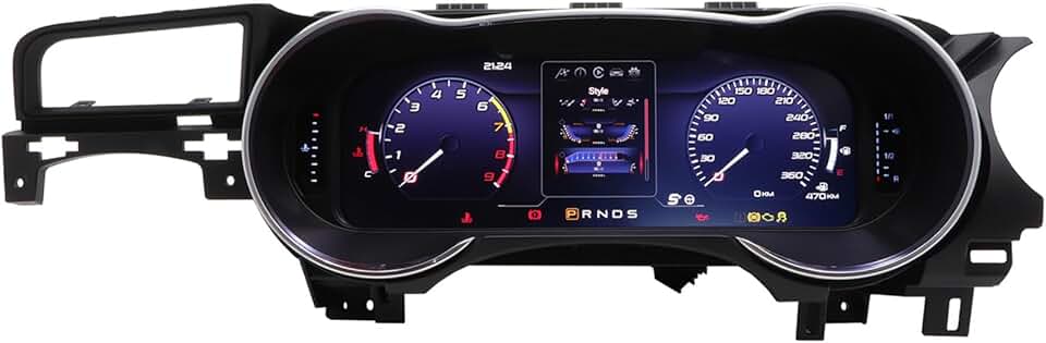 12.3 Inch LCD Digital Instrument Cluster for Ford Mustang 2015-2021