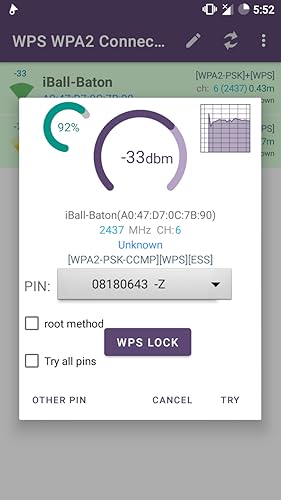 WPS WPA2 Connect Wifi