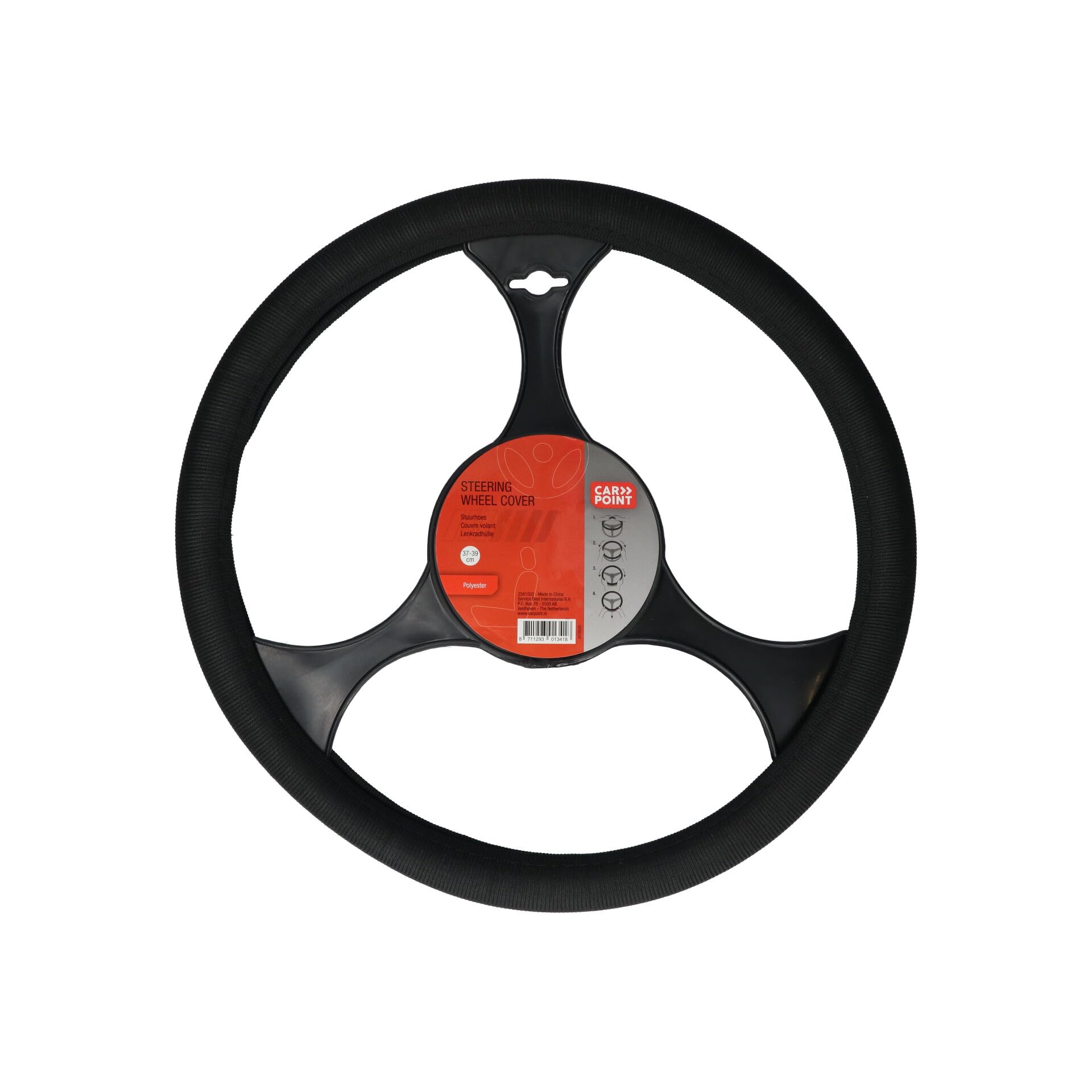 CARPOINT 2561502 Steering Wheel Cover 37-43 cm