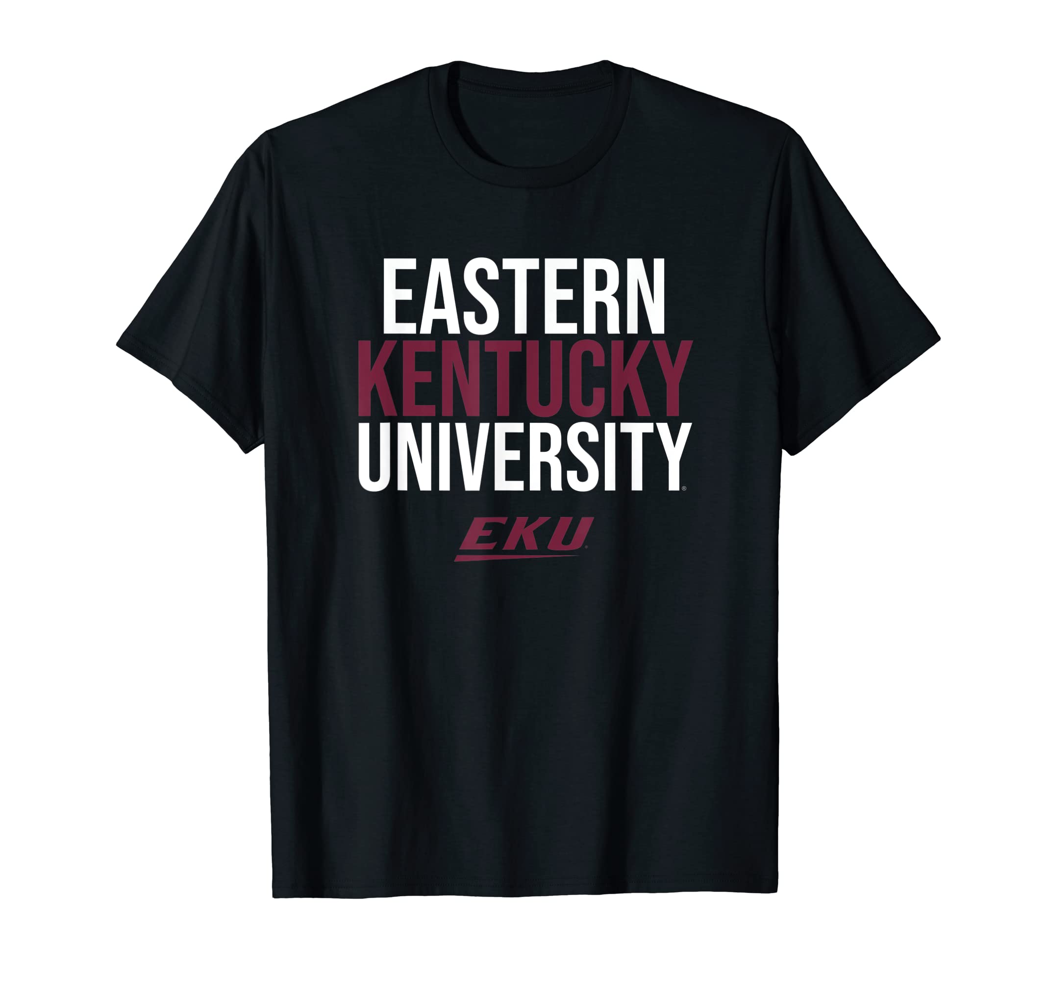 Campus LabEastern Kentucky University EKU Colonels Stacked T-ShirtOEKO-TEX STANDARD 100