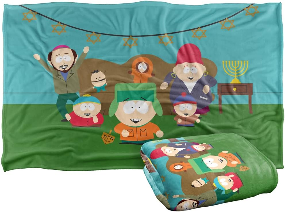 South Park Blanket, 50"x60" Kyle Hanukkah Silky Touch Super Soft Throw Blanket