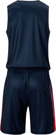 KELME Pro Basketball Jersey and Shorts for Men's and Women's - Unisex Basketball Shirt and Shorts - Team Scrimmage Uniform