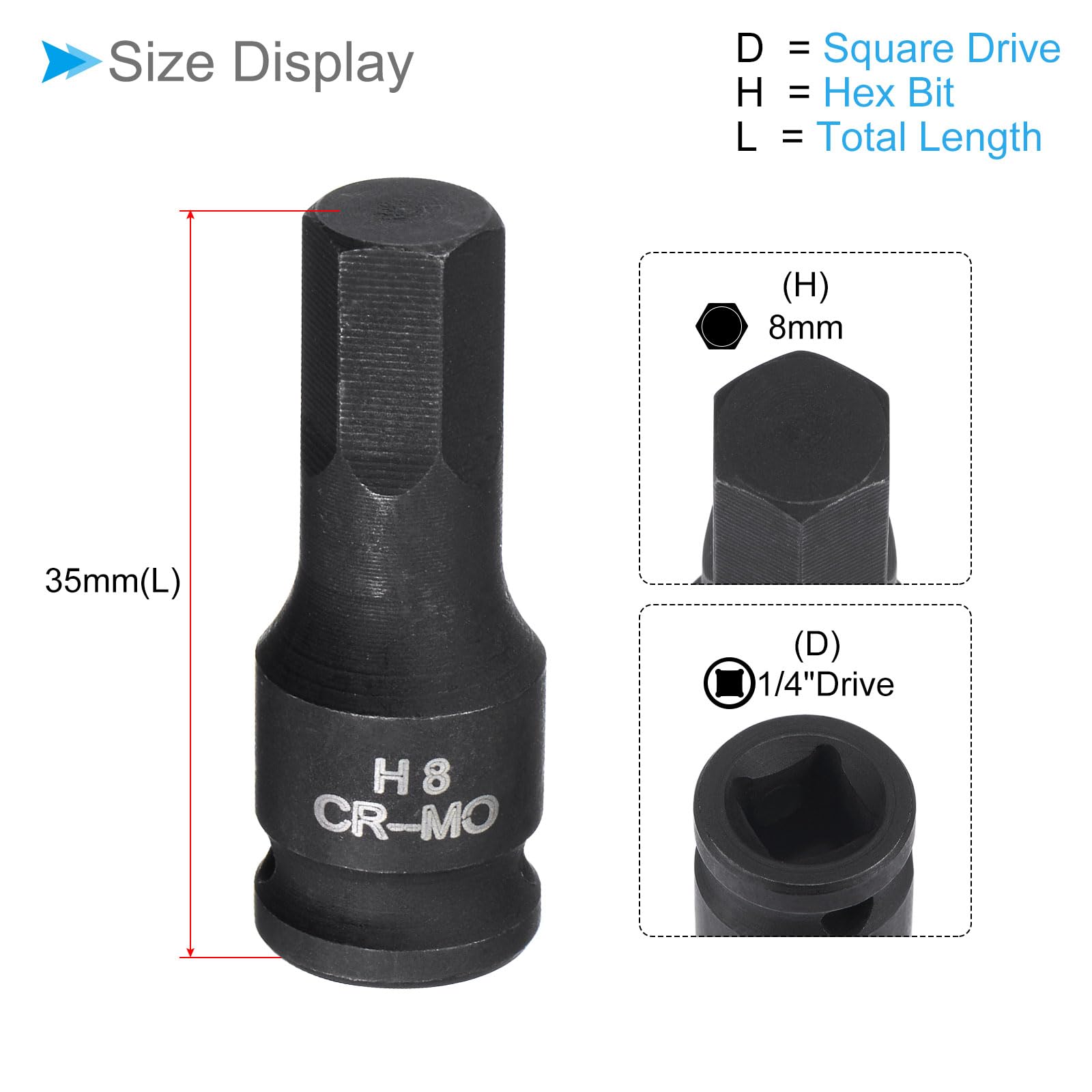 Inserti A Brugola Magnetica Beta 862F Attacco Esagonale 1/4, 65 Mm (5pz