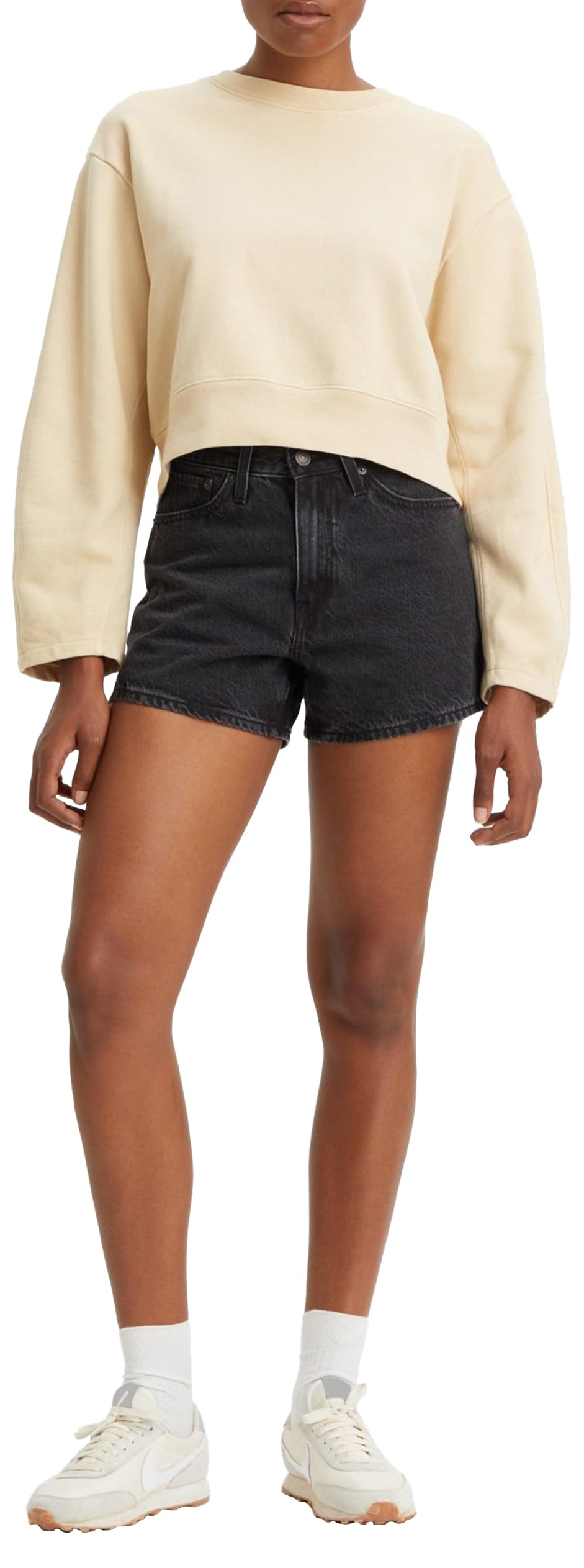 Levi's 80s Mom Short Blacks - 80S MOM SHORT BLACKS Kobiety