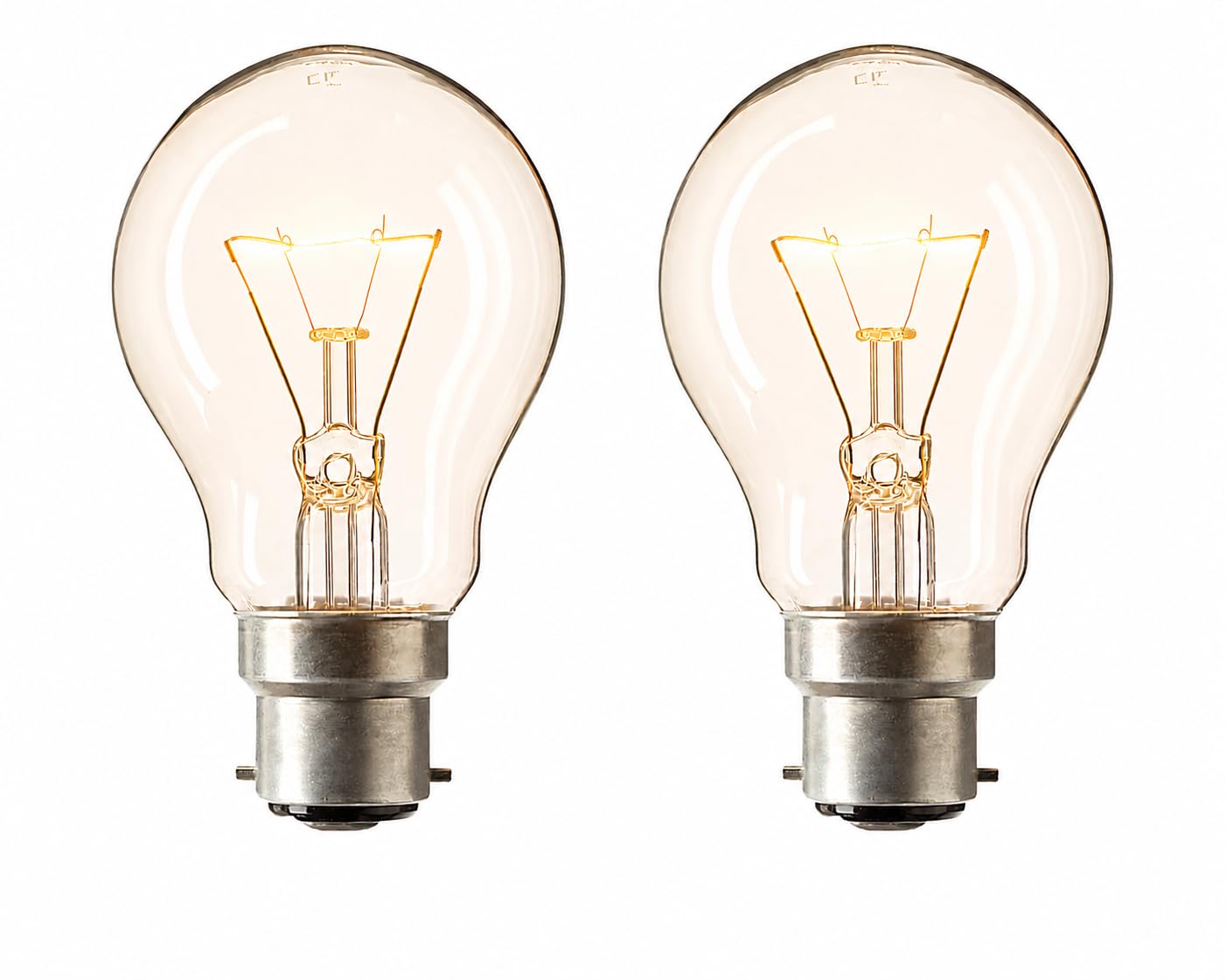 AHUJA INTERNATIONAL GLS Incandescent Filament Bulb B22 Base, 100W Clear Warm White Light Bulb for Home & Office, Standard Glass Lamp (Pack of 2)-picture-17