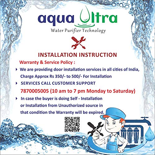 Image of Aqua Ultra Mountain water 9-L RO+UV best Water Purifier for Home, Kitchen Fully Automatic-crystal-clear detachable storage smart UV LED disinfection tank, power on-off LED indicator.