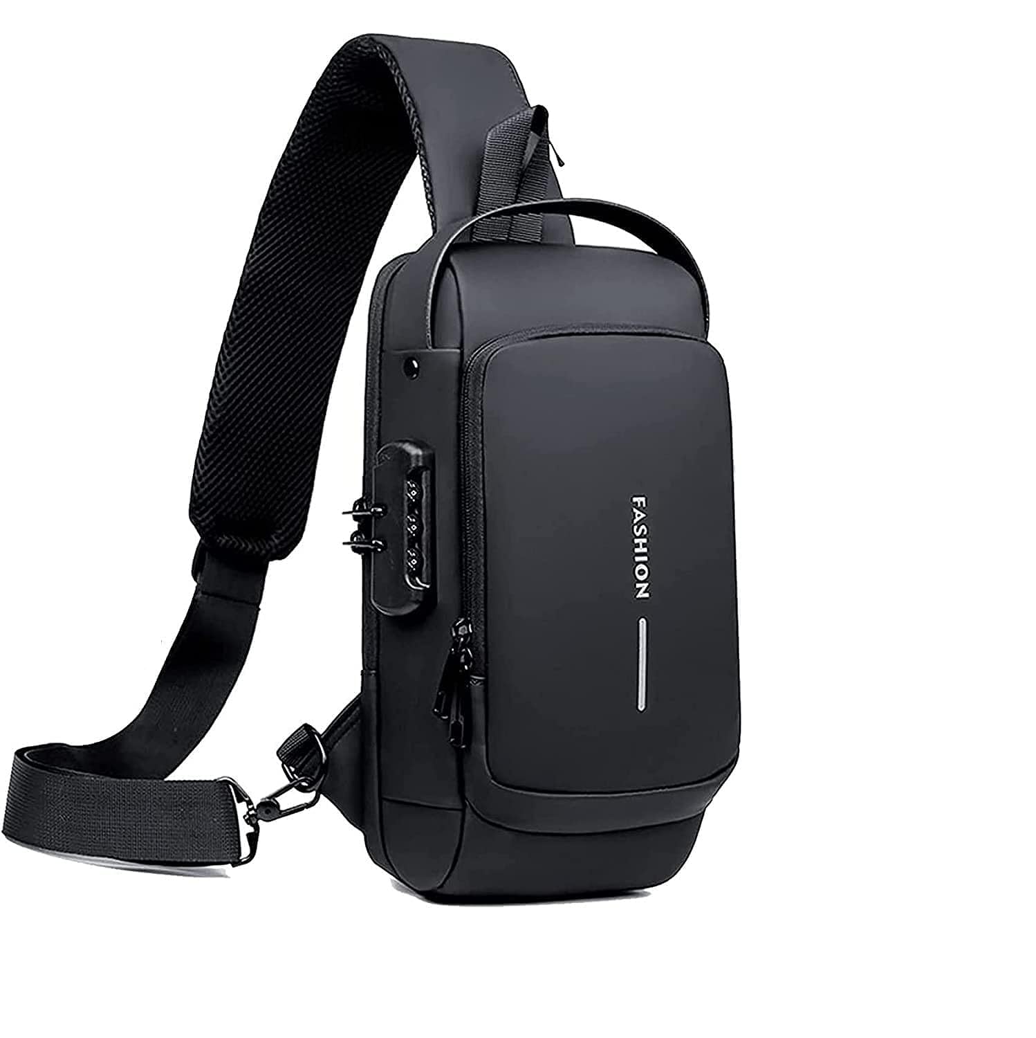 Multifunctional Waterproof & Scratch-Proof Anti Theft Sling Bag, Usb Charging & Password Lock Sling Bag Shoulder Bag, Cross body Bags Chest Daypack (1Pcs) (Multicolor)-image-36