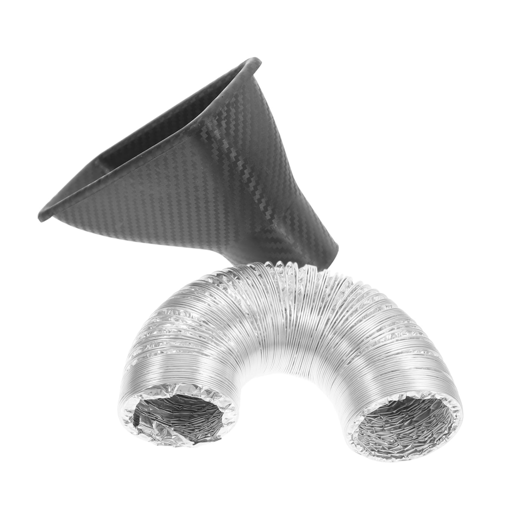 Prise Auto Fibre de Conduit Dadmission Robuste pour Ventilation Moteur Installation Facile Améliore Performance et Refroidissement Voiture