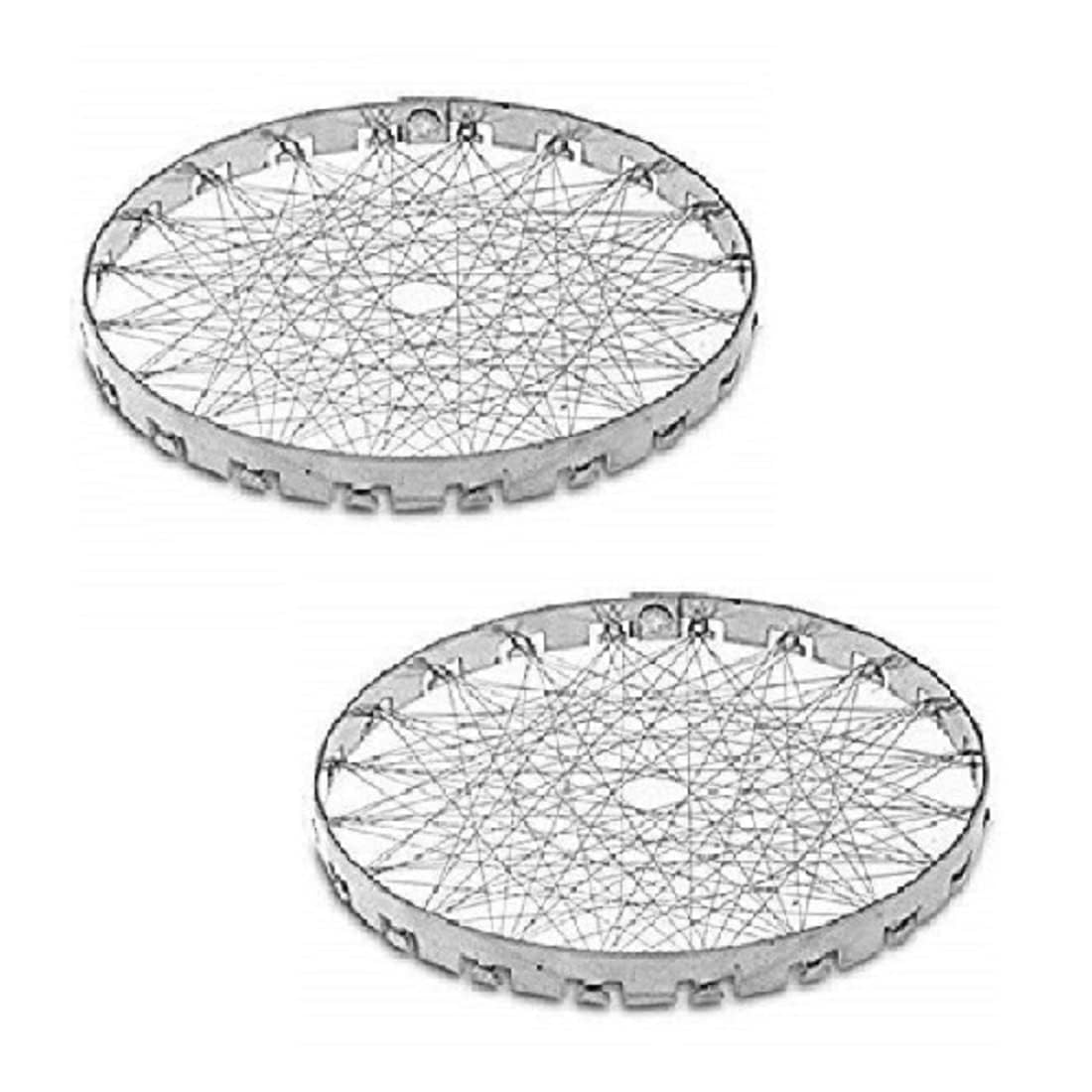 AFFODYL - Gas Stove Energy Saver Net Cover, 14 cm Round Steel Mesh, Stainless Steel Mini Tandoori, Steel Mini Roaster-image-4