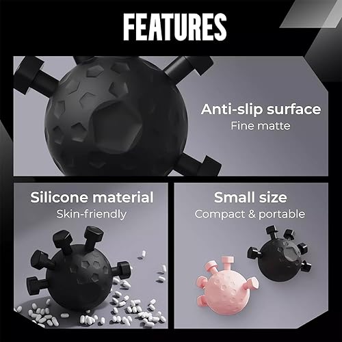 Miniatura 6 de Glitzgrip Arm Builder 2025 - Fortalecedor de bola de antebrazo y agarre de dedo, pelotas de ejercicio para fortalecer la muñeca, guitarra y agarre