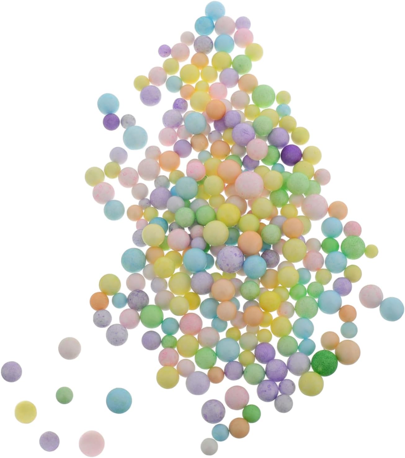 100g Colorful Foam Beads for Crafts Art Projects Macaron Mixed Filling for Bean Bags Cushions Soft Stuffing for Extra Comfort