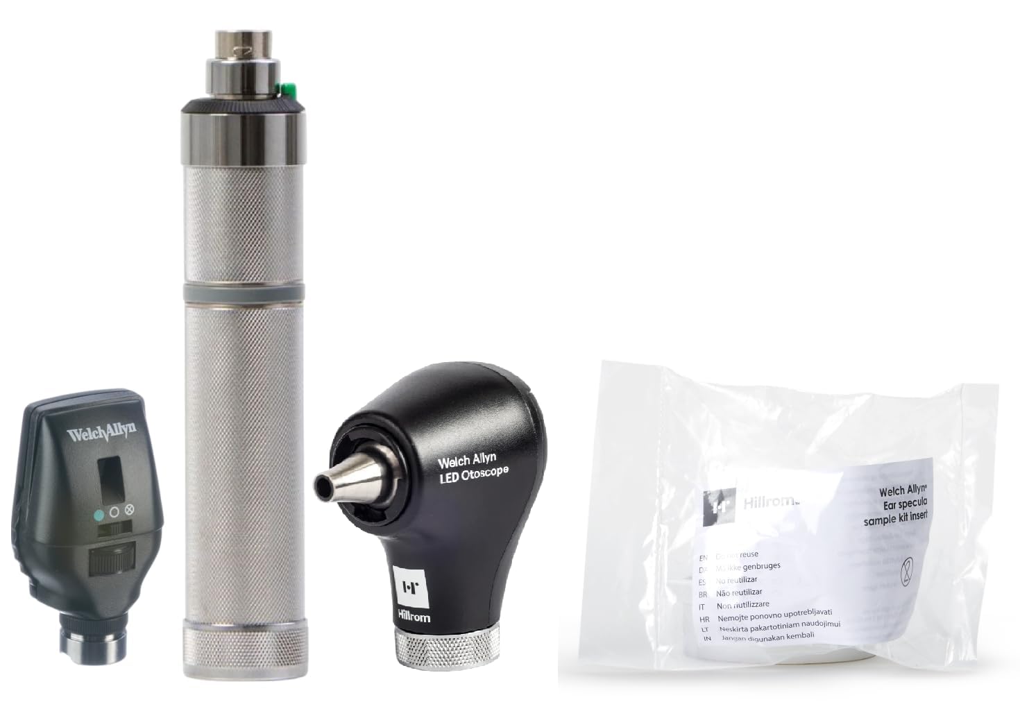 WEL Allyn 3.5V LED OPHTH & OTO Non Rechargeable Set with Handle