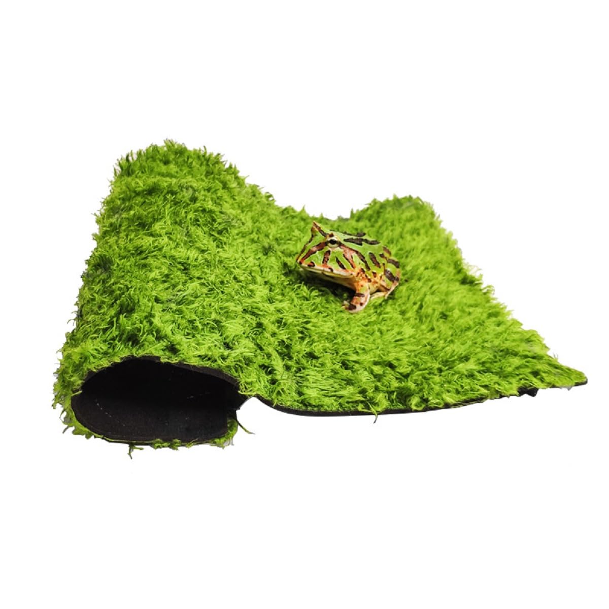 koundeneko 爬虫類 飼育用 床材 保温 保湿 吸水 洗える 人工芝 苔マット 両生類用床材 カエル/亀/ヘビ/トカゲ/コオロギ 人造芝生 水槽 敷物 造園装飾 50x30cm