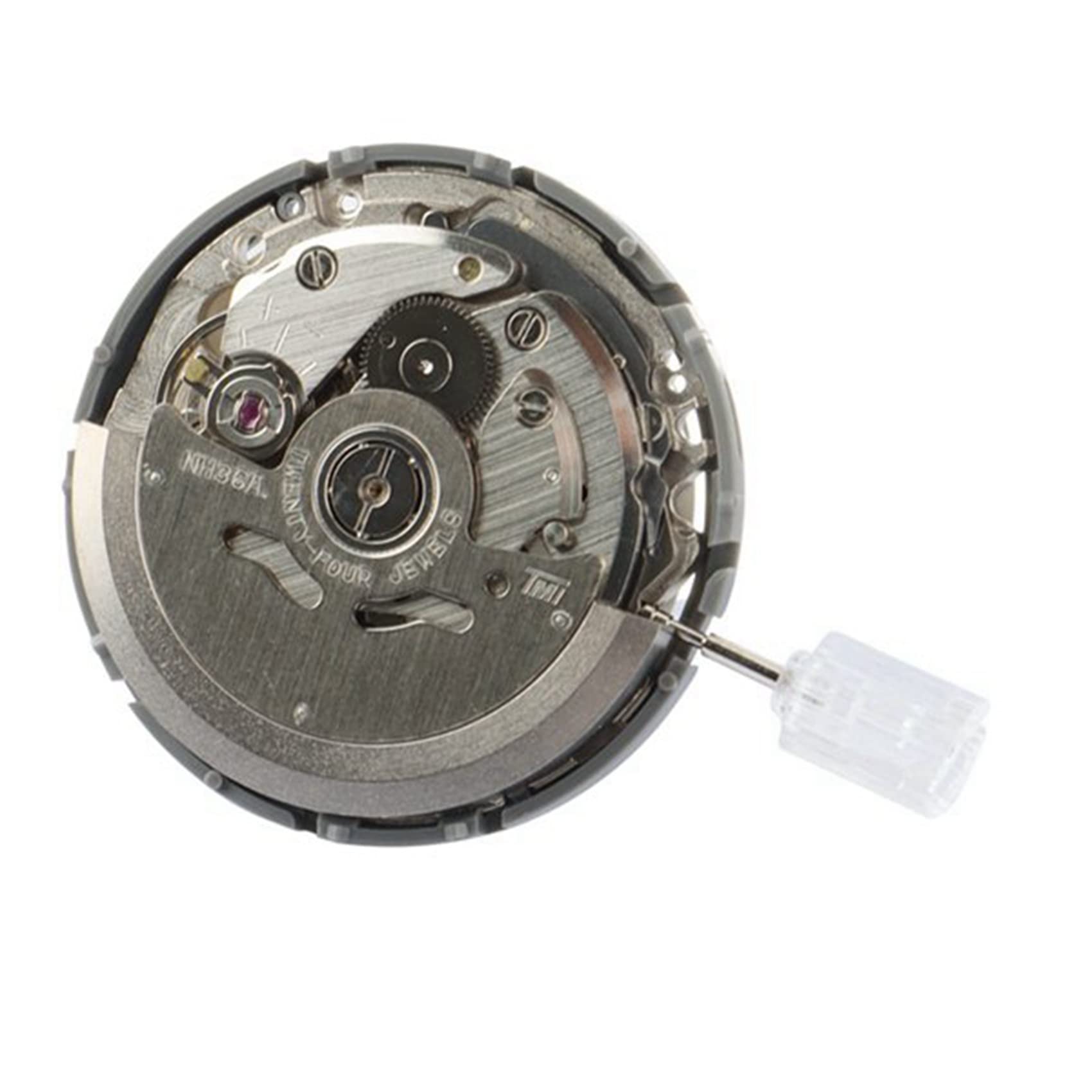 2X NH36 Anglais Date Semaine Automatique 3.8 O'Clock Couronne Montre Mouvement Mécanique Pièces de Rechange