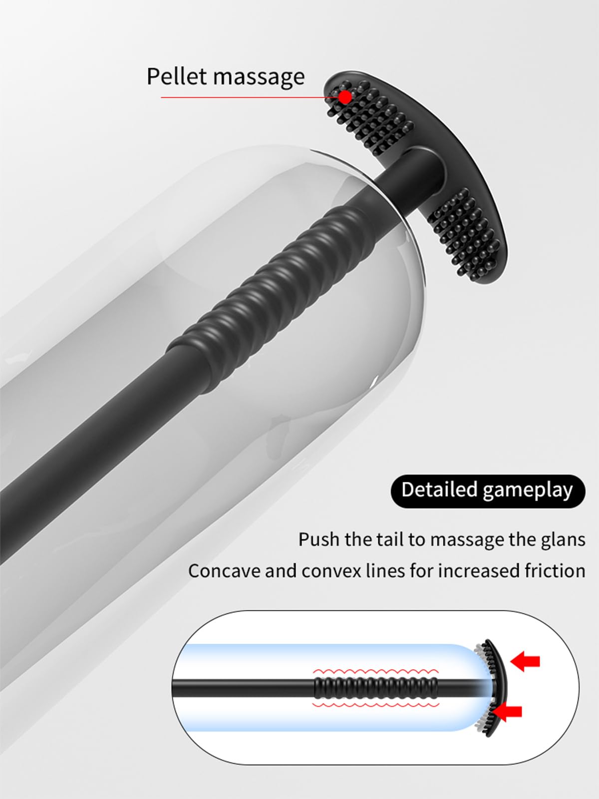 Gienocy 9.6" 3pcs Silicone Urethral Sound Catheter Plug Training Set, Soft Hollow Porous Design Penis Cock Urethra Bladder Dilator Prostate Masturbation Rod BDSM Sex Toys for Men Professional Players