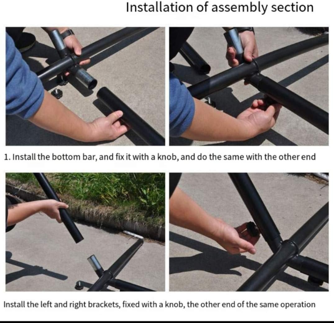 Hammock Swing with Stand for Adults Hammock with Space Saving Steel Stand Includes Portable Carrying Case,Capacity 450 Pounds,Urved Bar Design Ensures Comfort and Safety,Delivered in 3-8 Day