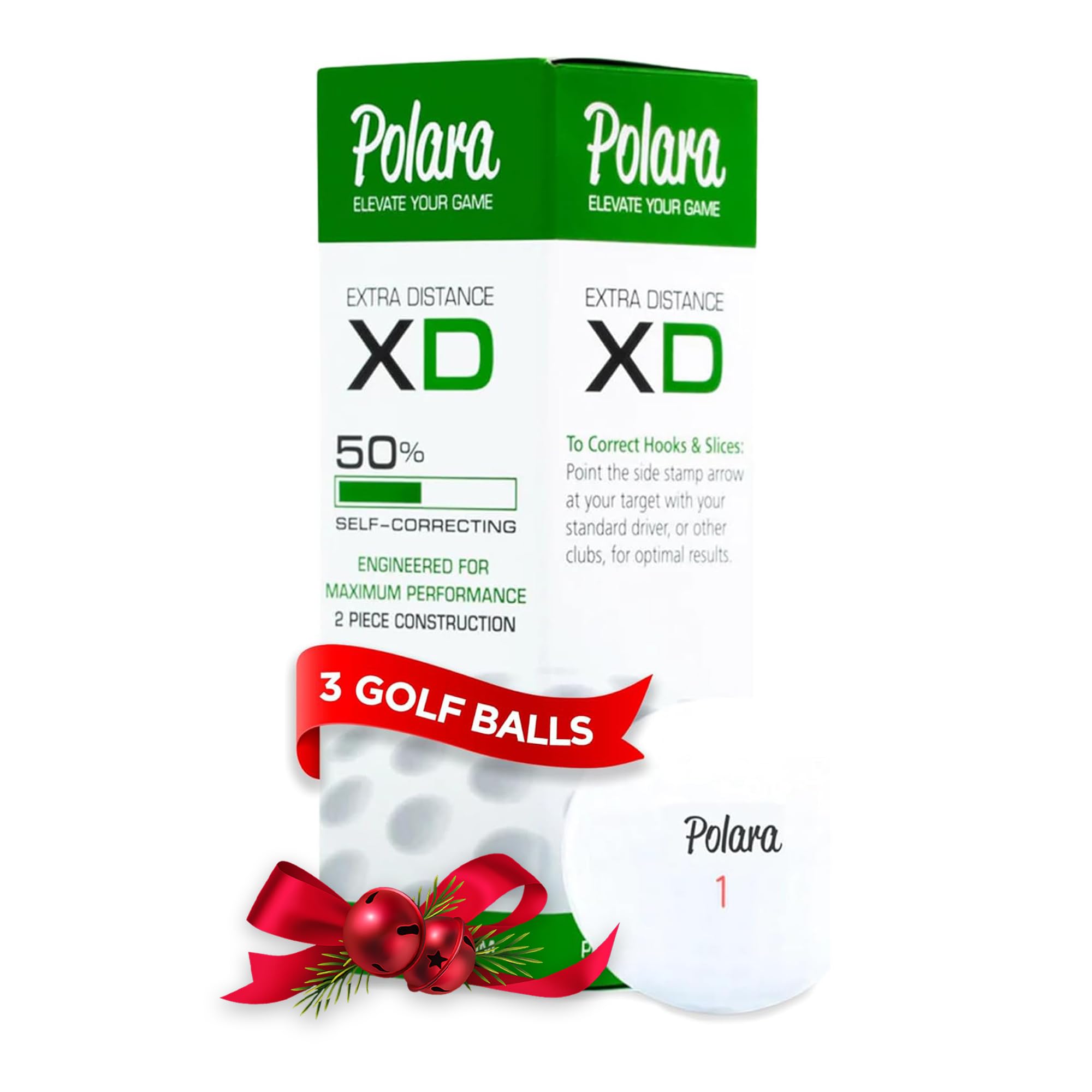 Sponsored Ad - Polara Golf Self-Correcting Golf Balls – Soft Feel, Anti-Slice & Hook Correction, Exceeds USGA Limits, Dimple Pattern, High-Performance Balls for Men & Women