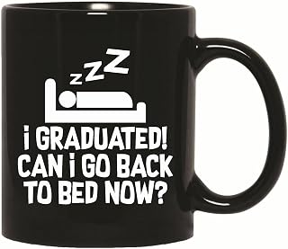 Funny Graduation Gift Ideas for Students and Graduates 11oz 15oz Black Coffee Mug