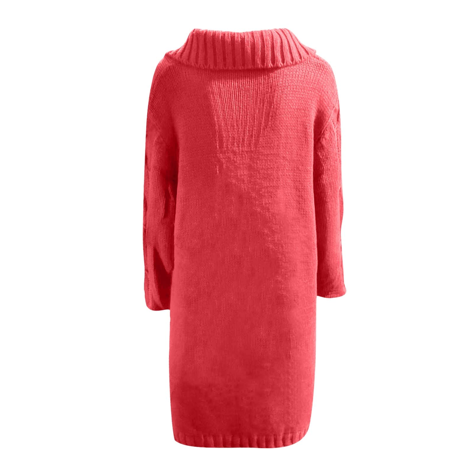Chaqueta de punto grueso para mujer, abrigo de punto de gran tamaño, cárdigan largo de punto, cárdigan de otoño, cárdigan de punto frontal abierto, chaqueta de entretiempo, chaqueta para el tiempo