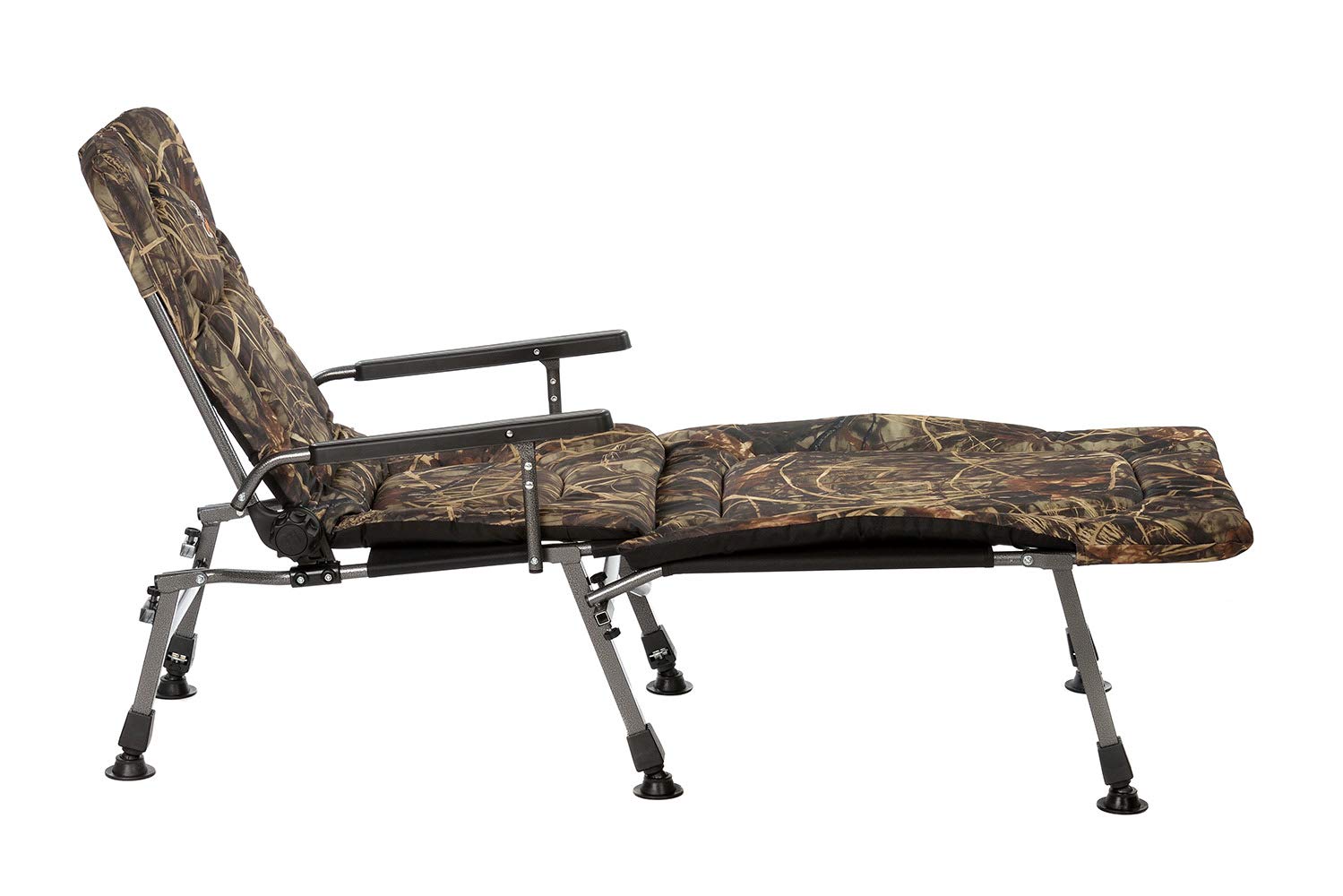 Chaise de pêche Carp F5R + POD CAMU avec repose-pieds Deluxe pour la pêche à la carpe