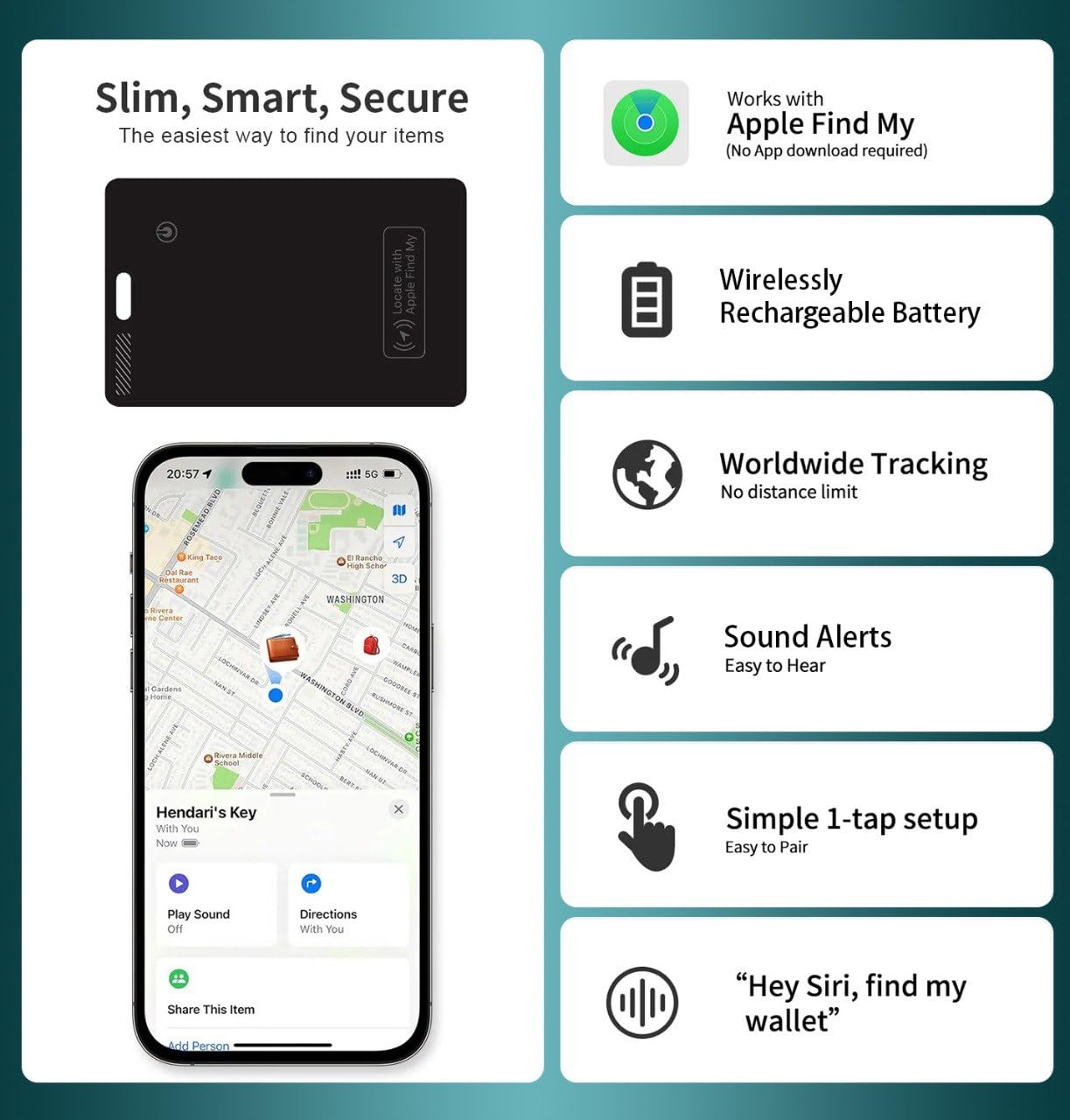 a*i様 Long Tracker Wallet Amazon.com: [2026 New] Dual Platform(Both iOS&Android