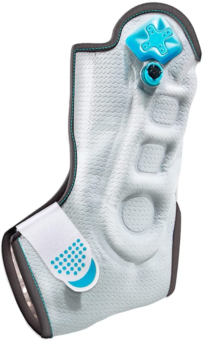 Ortesis para caída de pie El soporte de tobillo inflable es ajustable y tiene una excelente envoltura y fijación para aliviar el dolor causado por esguinces de tobillo, fascitis plantar, tendinitis