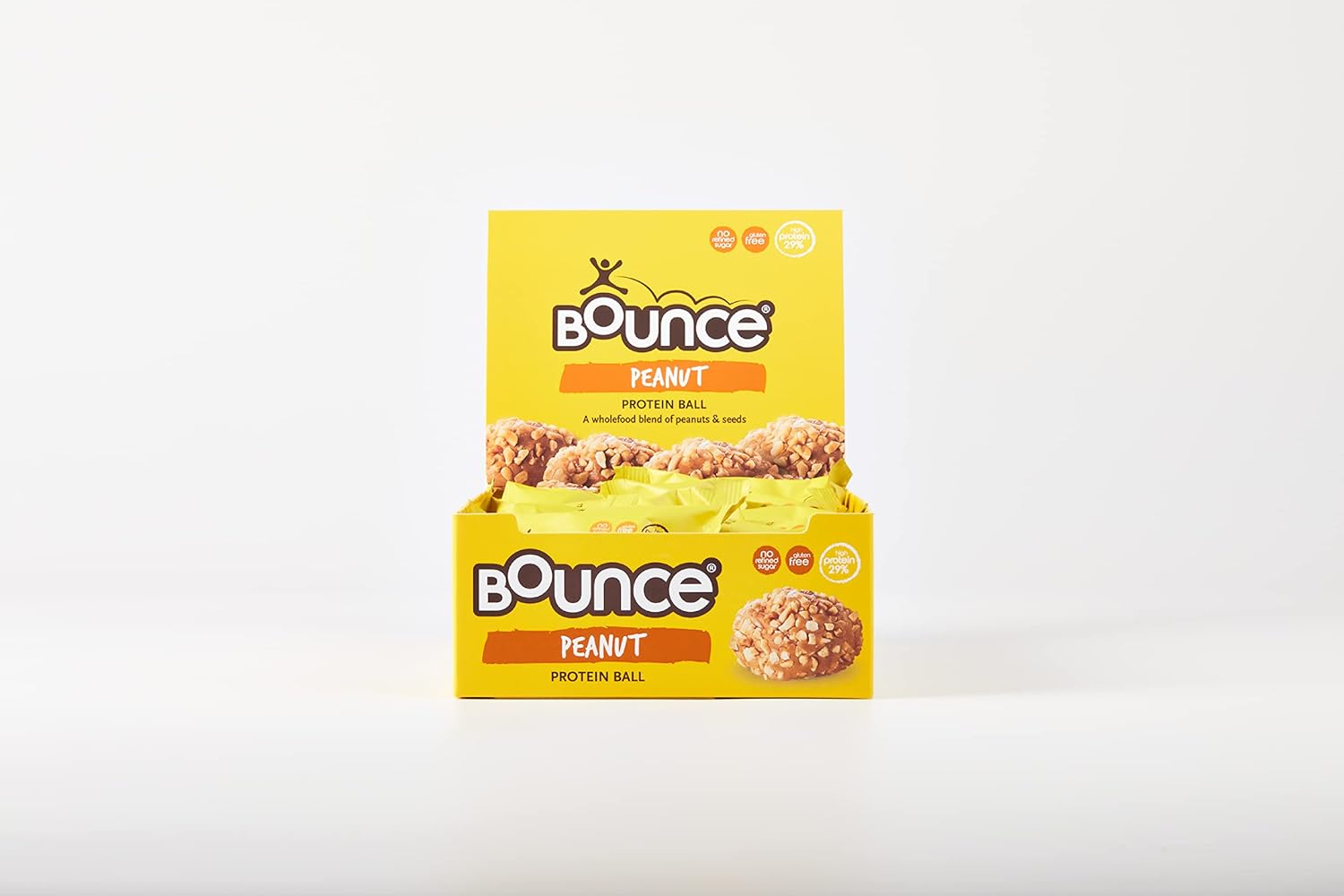 Bounce Peanut Protein Ball box of 12. High protein, gluten free, low