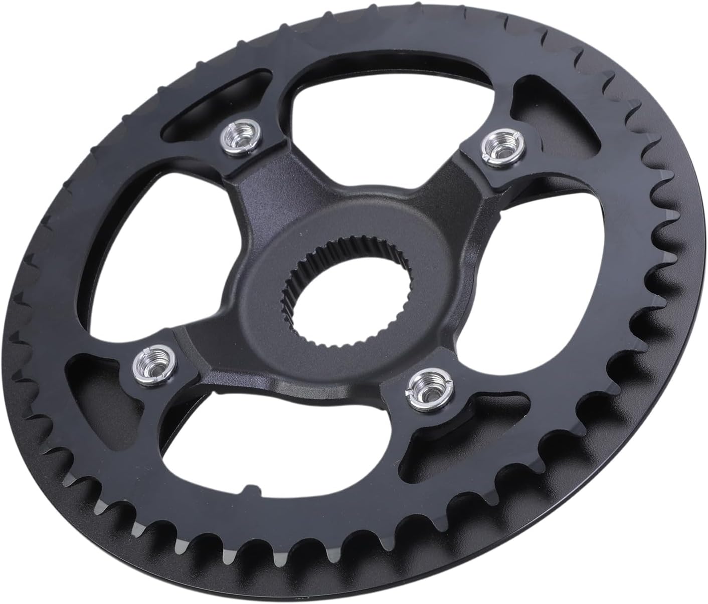 電動バイク 42T アルミニウム合金 チェーンリング チェーンホイール ミドルモーターチェーン ホイール チェーンリング 電動自転車