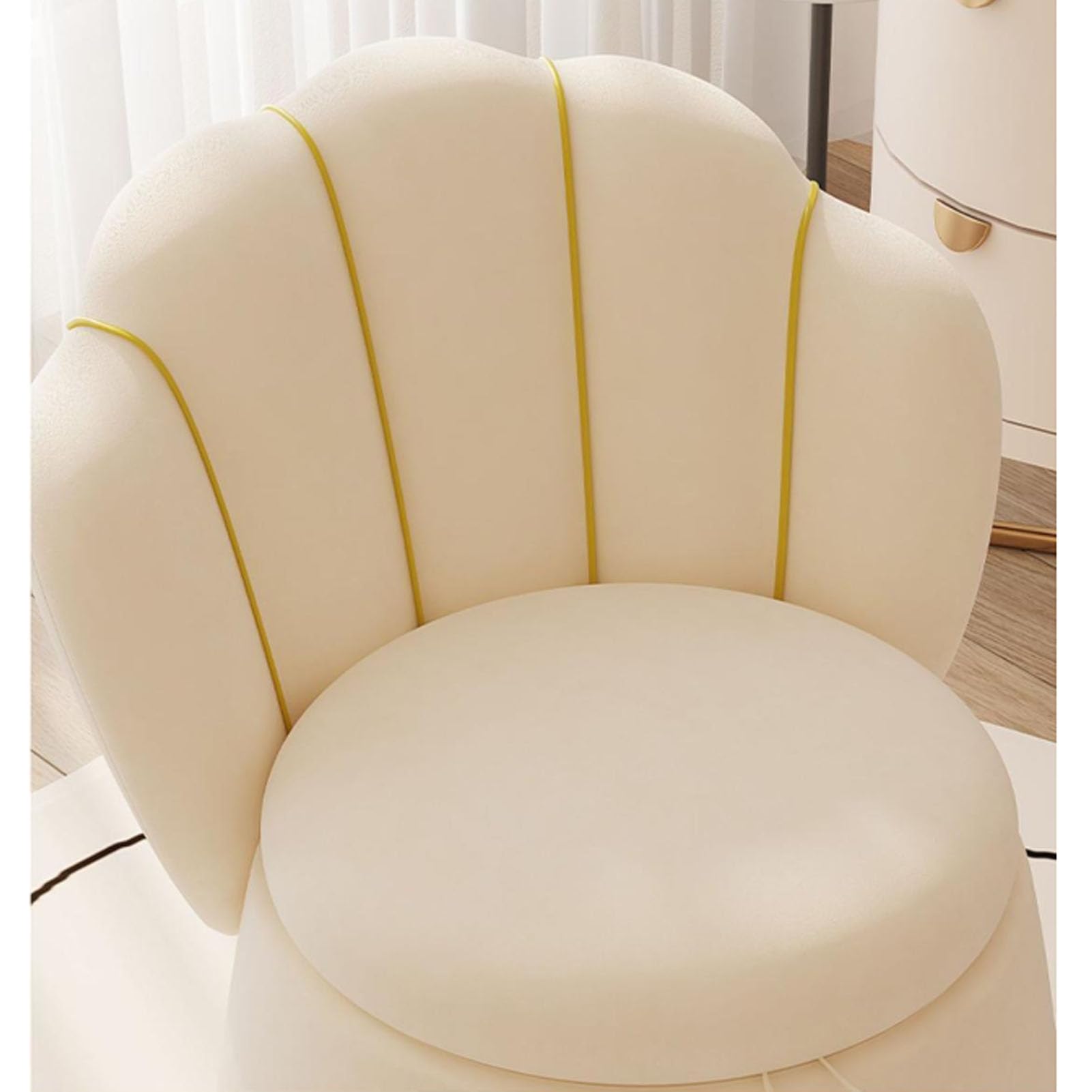Poggiapiedi portaoggetti Sedile da toeletta in Velluto Alto 60 cm, Pouf Sgabello da Salotto Sedia da Salotto di Lusso con Schienale Alto per Camera da Letto Soggiorno Toeletta
