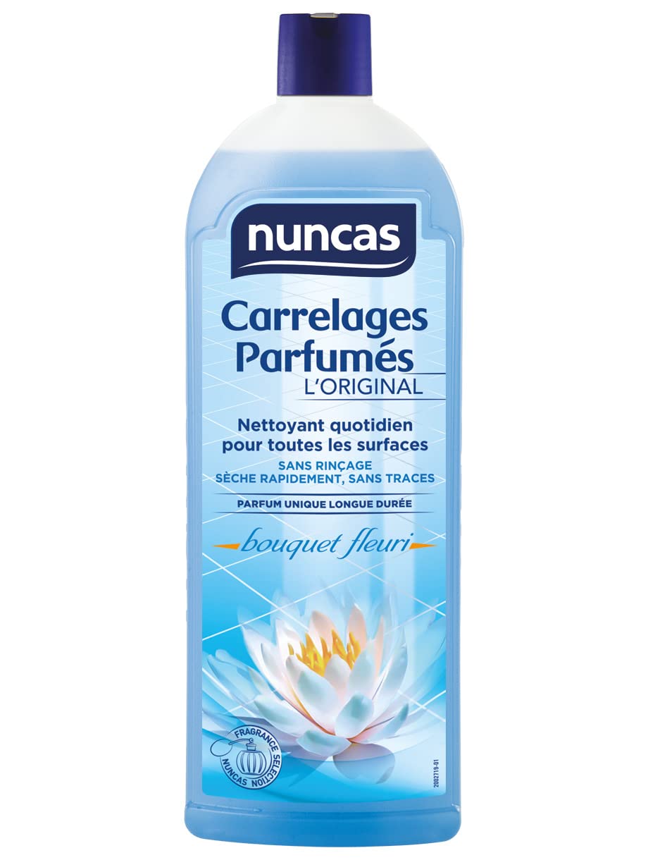 Nuncas Carrelages Parfumés - Nettoyant pour Sols - Bouquet Fleuri - 1000ml