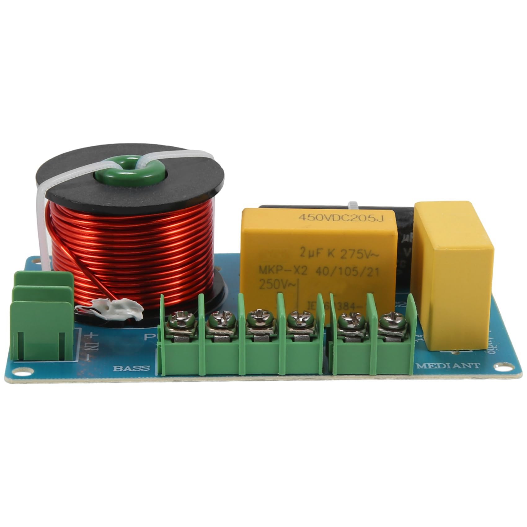 Diviseur de Fréquence de Haut-Parleur à 3 Voies de 200 W, Circuit Imprimé de Filtre de Séparateur Audio pour Le Croisement de Haut-Parleur de Bricolage de Cinéma Maison