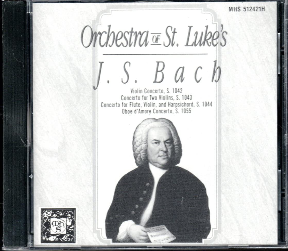 J.S. Bach / Orchestra of St. Luke's: Violin Concerto, S. 1042 / Concerto for Two Violins, S. 1043 / Concerto for Flute, Violin, and Harpsichord, S. 1044 / Oboe d.Amore Concerto, S. 1055 [Audio CD]
