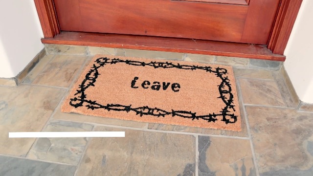 Amazon.com: Rubber-Cal Leave Unwelcome Mats, 18 x 30-Inch : Patio