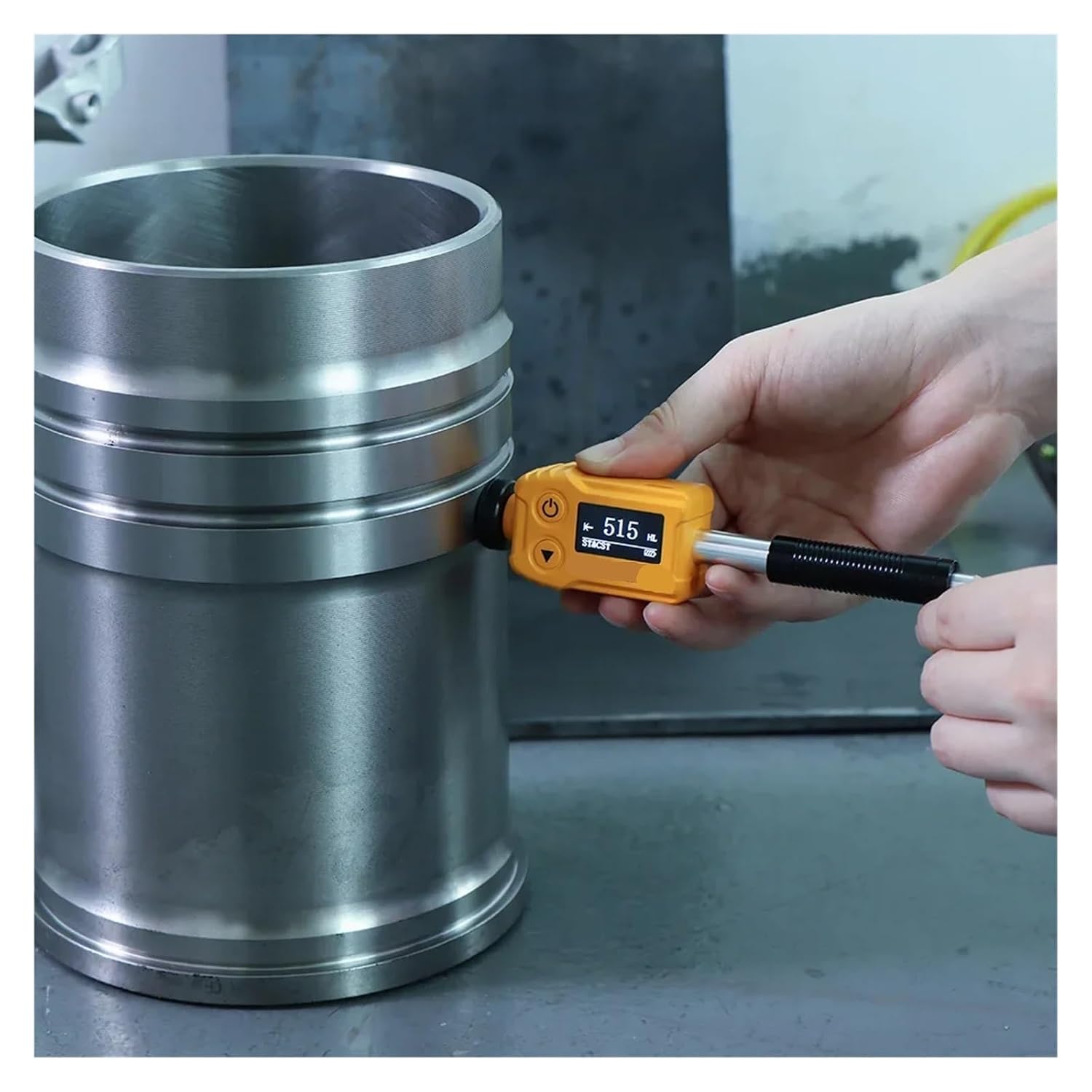 Hardness Tester, Leeb Tester Impact Device Built-in Pen Convert to HRA/HRB/HRC